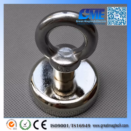 Neodymium Magnetic Hook Pot NdFeB Magnet with Counter Bore Type a