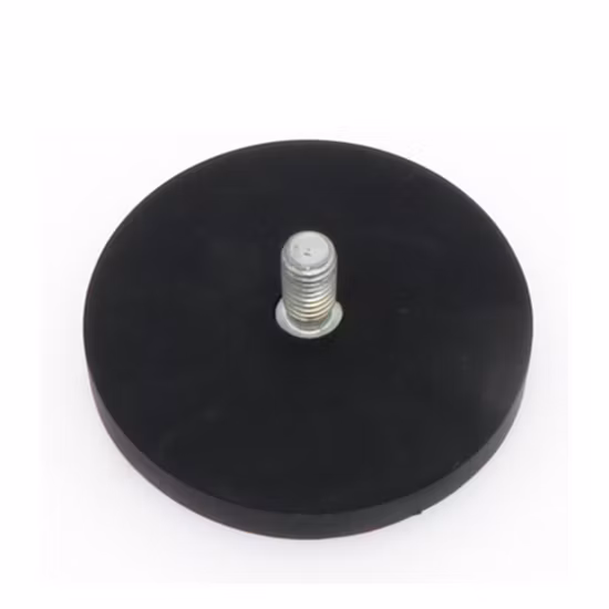 Rubber Coated Magnet for Car Top Sign Pot D66 M6 M8 External Thread